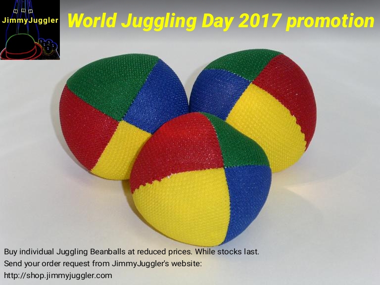 World Juggling Day 2017 promotion on Juggling Balls